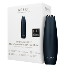 Мікрострумова ручка для підтяжки обличчя GESKE MicroCurrent Face-Lift Pen 6 в 1 чорний